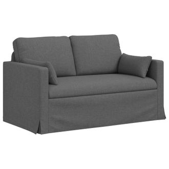 vidaXL Sof&aacute; Gris Oscuro 139 X 78 X 80 Cm Tela Vidaxl