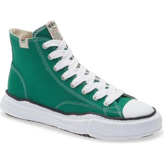 Miharayasuhiro Peterson High Top Sneaker in Green at Nordstrom, Size 13Us