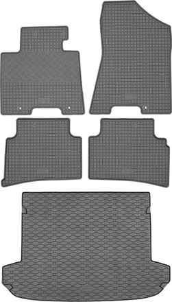 OEM Juego De Alfombrillas De Goma Para Coche Y Maletero Para Kia Sportage Iv Suv (enero De 2016 - Diciembre De 2021)