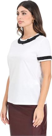 Max Mara Mujer, Camisetas, Blanco, Talla: L