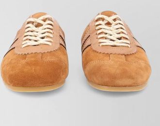 Dries Van Noten suede mules rubber sole stitch detailing