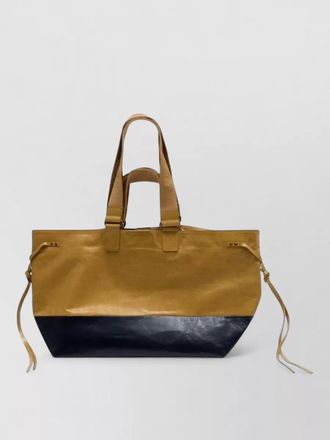 Isabel Marant wardy gd leather shoulder tote bag