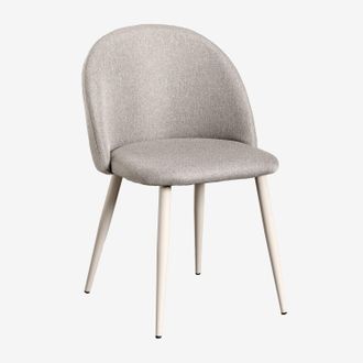 Sklum Pack De 2 Sillas De Comedor Tapizadas Y En Acero Kana Sklum