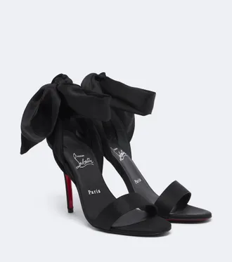 Christian Louboutin Miss Z satin sandals