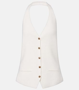 Lisa Yang Immy halterneck cashmere sweater vest