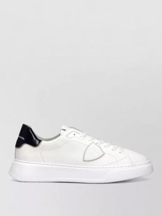 Philippe Model temple low lace up sneakers man