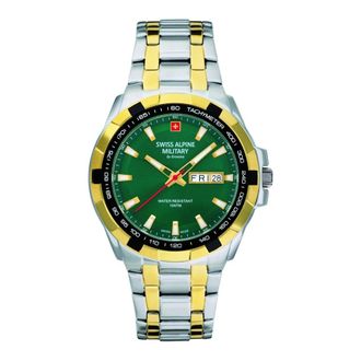 Swiss Alpine Military Reloj de Pulsera para Hombre Star Fighter 41 mm Pulsera Acero Inoxidable 7043.1144 - Accessories - Hombre - Amarillo - ONE SIZE