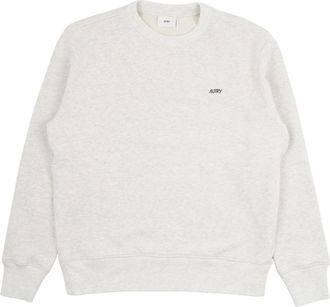Autry Cotton Sweatshirt - Heren - Ronde hals truien - Grijs - M - Katoen - Truien & Vesten