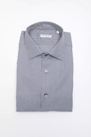 Robert Friedman Blue Cotton Men Mens Shirt