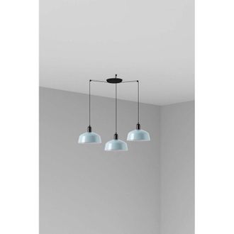 Faro Barcelona Tatawin M L&aacute;mpara Colgante Azul Gris&aacute;ceo 20340-147-3l