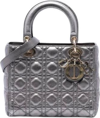 Dior Borsa Lady Pre-owned - - Pre-owned - Donna - Grigio - ONE SIZE