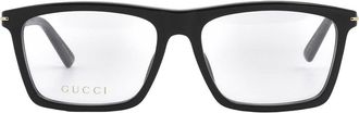 Gucci Demo Rectangular Mens Eyeglasses GG1445O 001 56