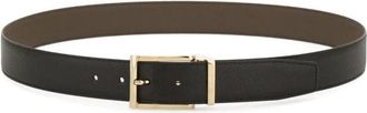 Ferragamo Black Cintura Reversible Belt