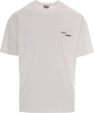 A.P.C. Straight-Cut T-Shirt with A. P.C. / FRGMT Logo