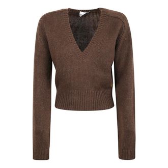 Ganni Mujer, Jerseys, Marr&oacute;n, Talla: XS