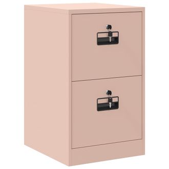 vidaXL Mueble Archivador Rosa 44 X 50 X 74,5 Cm Acero Laminado En Fr&iacute;o Vidaxl