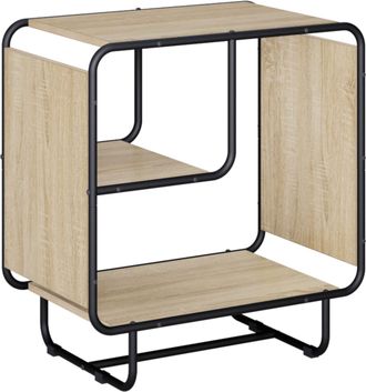vidaXL Aparador Roble Sonoma 60 X 37.5 X 64.5 Cm Madera De Ingenier&iacute;a Vidaxl