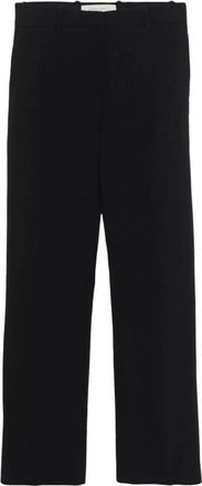 Golden Goose Relaxte Viscose Wollen Cr&ecirc;pe Broek - Dames - Wijde Broeken - Zwart - XS - Wol - Broeken