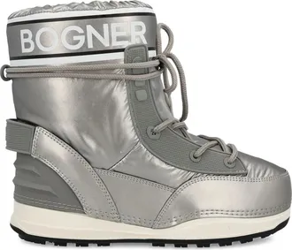 Bogner La Plagne 14 lace-up snow-boots - women - Rubber/Artificial Leather/Nylon/Fabric/Leather - 40 - Grey