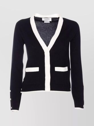Thom Browne cashmere v-neck cardigan