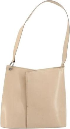 Ferragamo Pre-owned Leren Schoudertas - Dames - Vintage Schoudertas - Beige - ONE Size - Leer - Vintage