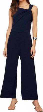 Fifteen Twenty Becca Cropped Jumpsuit In Navy