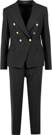 Tagliatore Alicya Suit - Dames - Jumpsuits - Zwart - XS - Wol - Jumpsuits & Playsuits