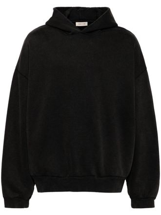 Fear of God Hoodie met print - Zwart