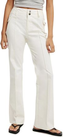 Cotton On Womens Tully Bootleg Cargo Pant in Gardenia at Nordstrom, Size 4