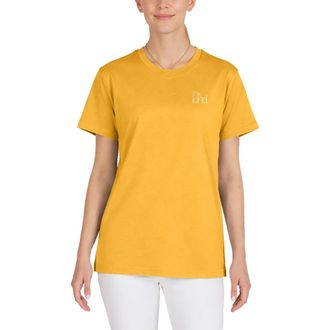 Dalix Be Kind Womens Relaxed Tee in Gold at Nordstrom, Size Xx-Large