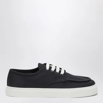 Prada Sneakers navy blue in cotton canvas