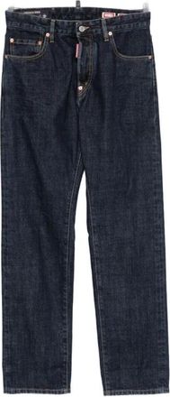 Dsquared2 Straight Jeans - Heren - Regular Fit Jeans - Blauw - S - Katoen - Jeans