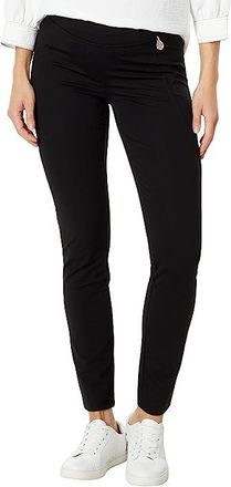 Tommy Hilfiger Curved Seam Ponte Pants Womens Clothing Black : XS, Elastane/Nylon/Ponte