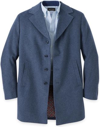 Paul Fredrick Wool Blend Topcoat