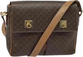 Celine Pre-owned Leather celine-bags - Dames - Vintage Schoudertas - Bruin - ONE Size - Leer - Vintage