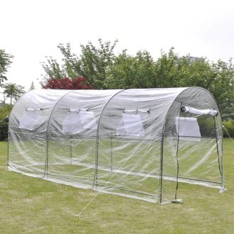 vidaXL Outdoor Greenhouse Large Portable Gardening Plant Hot House, 40785