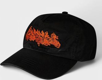 Off-white Mens Off-White Neen Baseball Cap Black Orange - Size: ONE size