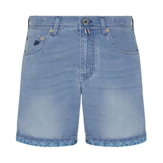 Vilebrequin Korte Broeken, Heren, Blauw, W32, Denim, Garonne Denim Bermuda Shorts
