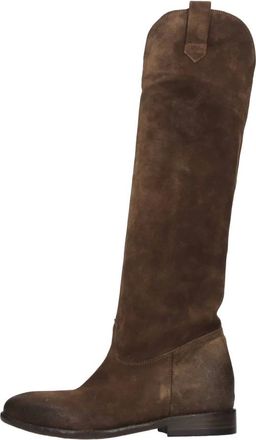 Strategia Suede Boots - female - Strategia - High Boots - Brown - 8 UK - Shoes