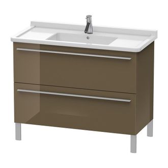 Duravit Duravit X-large Mueble De Pared 6537, 2 Extra&iacute;bles, 1000mm Para Starck 3 030410, Color (frente/cuerpo): Marr&oacute;n Oliva Laca Alto Brillo - Xl653706161