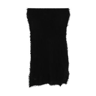 Mirror in the Sky Bufanda de punto abierto ligera y lisa - Accessories - Mujer - Negro - ONE SIZE