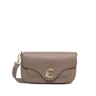 Coccinelle Tassen, Dames, Bruin, ONE Size, Katoen, Handbag Grained Leather