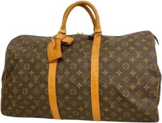 Louis Vuitton Pre-owned Boston bag - unisex - Vintage Weekendtas - Bruin - ONE Size - Vintage