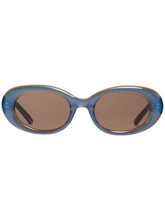 Gentle Monster Eve BLC6 oval-frame sunglasses - Blue