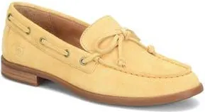 B&oslash;rn Callie Boat Shoe in Yellow Suede at Nordstrom Rack, Size 6.5
