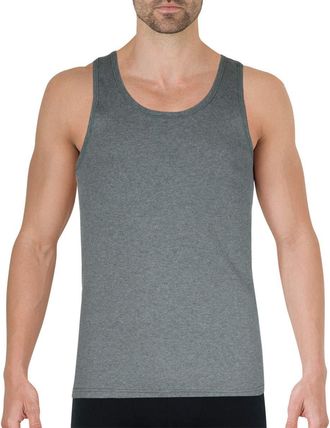 Eminence Mens Pur Coton Débardeur Tank Top, Grey-Grey Chine, XL