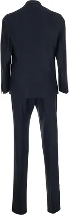 Tagliatore Mens Suit Montecarlo Blue Tech Fabric Linen Suits