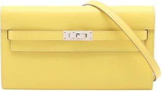 Herm&egrave;s Pre-owned Hermes Evercolor Kelly To Go Wallet Ladies YO3VZZVOLVFKHAI5
