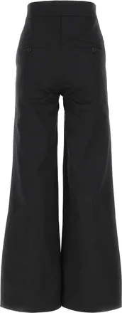 Palm Angels Womens Trousers Black Polyester Cotton