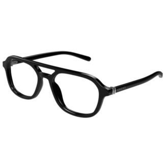 Gucci Glasses, unisex, Black, 52 MM, Stylish Eyeglasses Frame